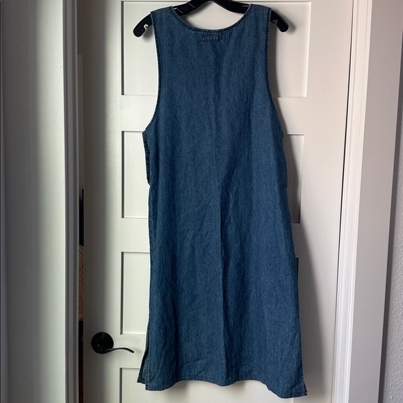 Karen Scott Blue Denim Midi Dress - Picture 6 of 8